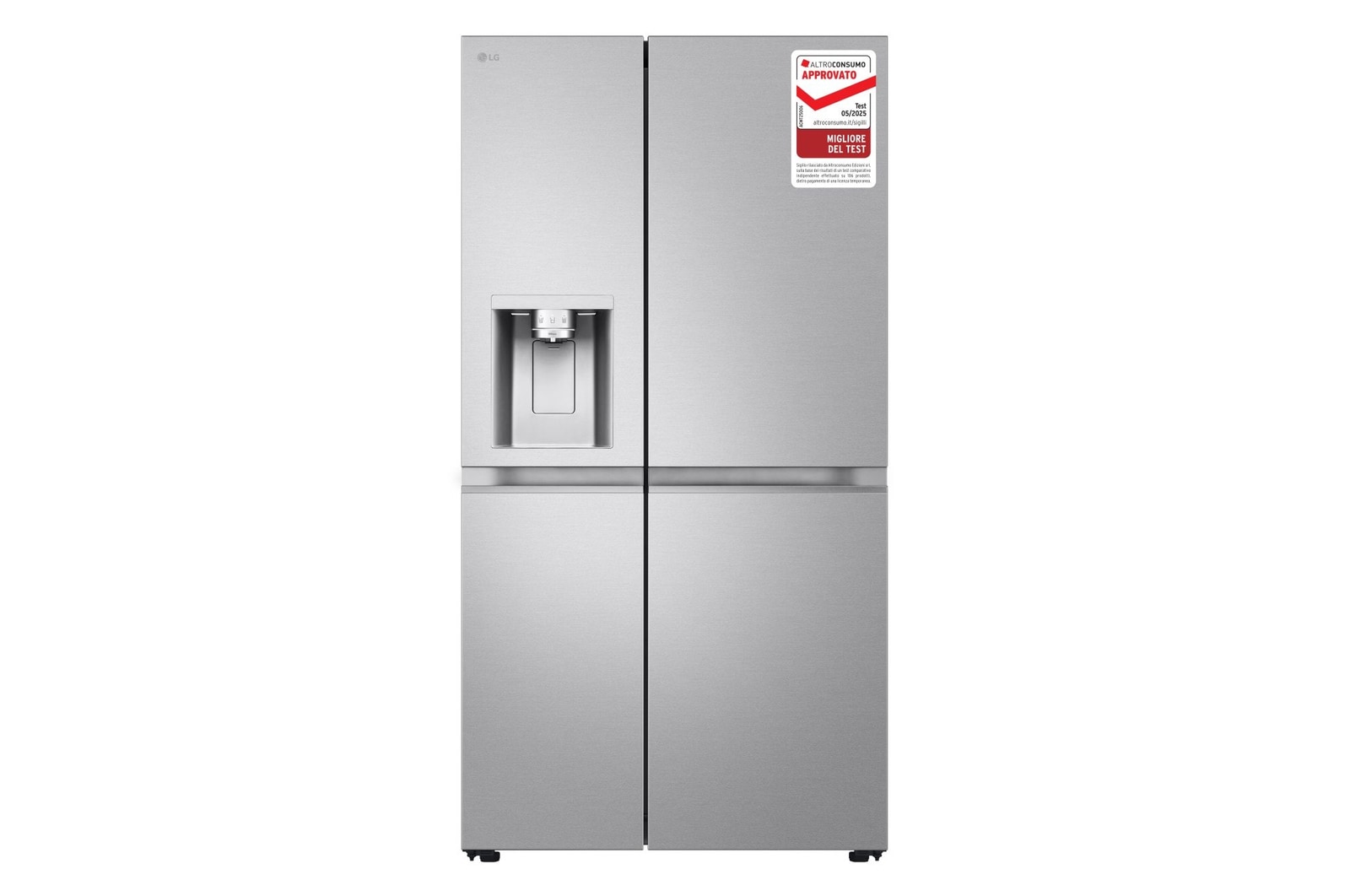 Vista frontale Frigorifero GSLE91MBAC con sigillo Altroconsumo